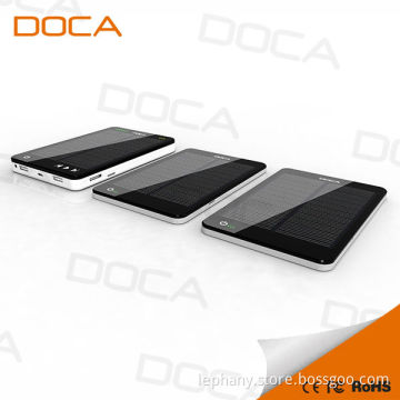 DOCA D595 solar charger power bank with MP3 Player 10000 mAh  